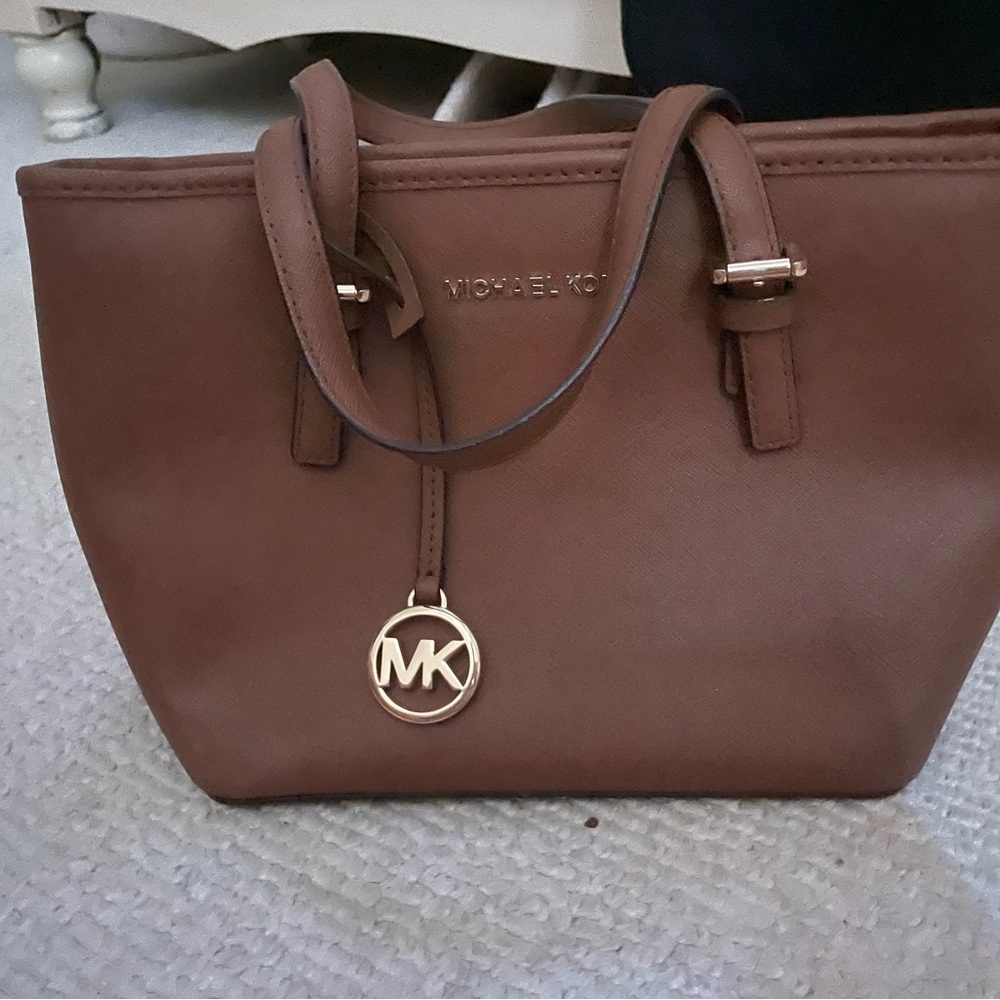 Michael Kors Tan Leather Handbag